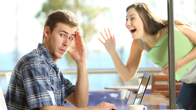 What do you do when someone knows you, but you don't recognize them?