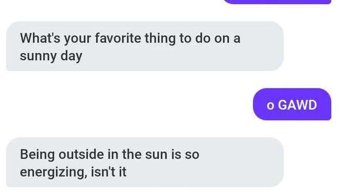6 guys/girls talked to you like this... human or AI?
