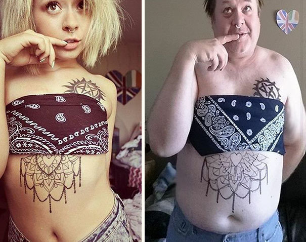 Girls, what would you think if your dad trolled you with the pics you post on social media?