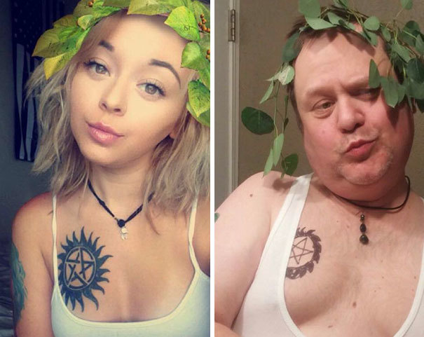 Girls, what would you think if your dad trolled you with the pics you post on social media?