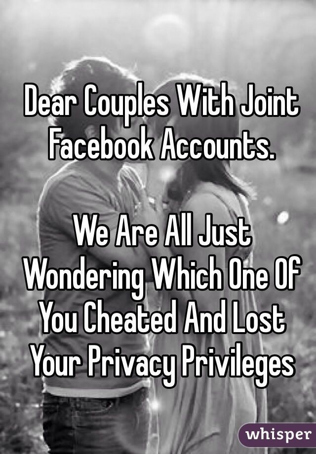 Do only insecure couples share social media accounts?