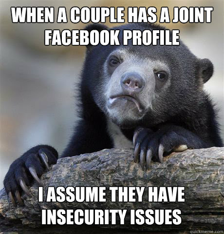 Do only insecure couples share social media accounts?