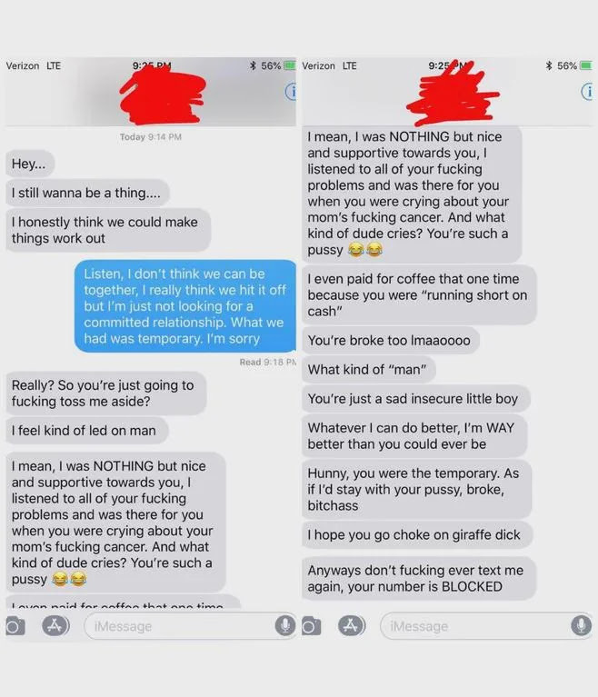 How much are guys scared of rejection?