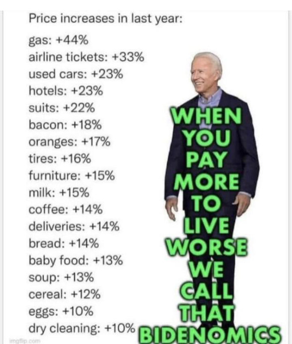 Has the Biden Administration benefited you personally?