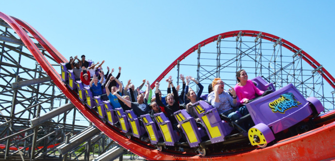 Whats the BEST thing to do on a ROLLER COASTER - WRONG ANSWERS ONLY?