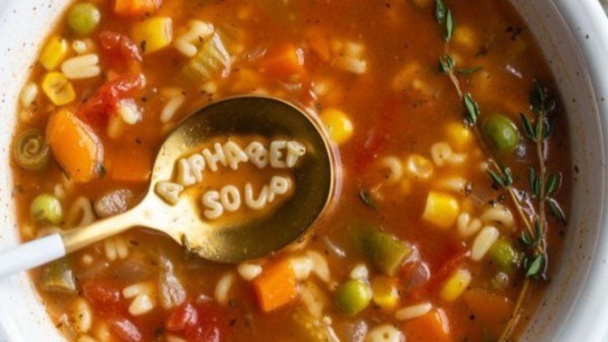 Do you like alphabet soup?