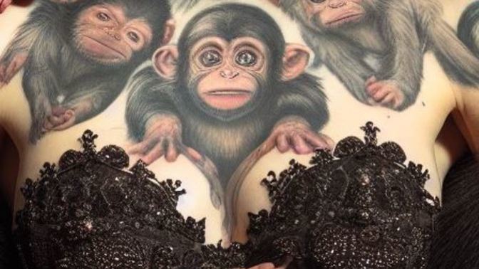 In your opinion is this tattoo cute or bizarre?