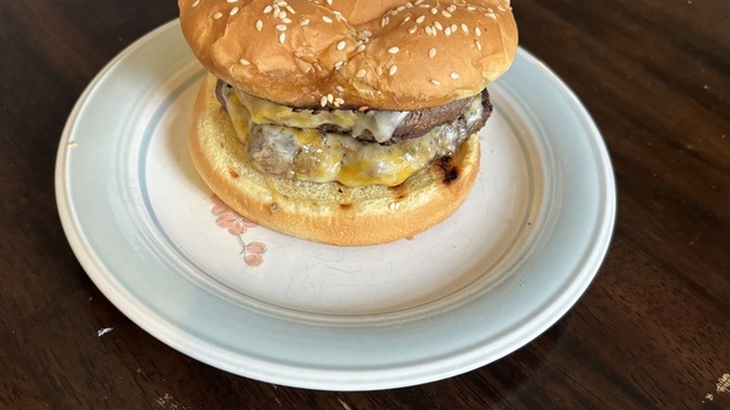 Does my burger look good?