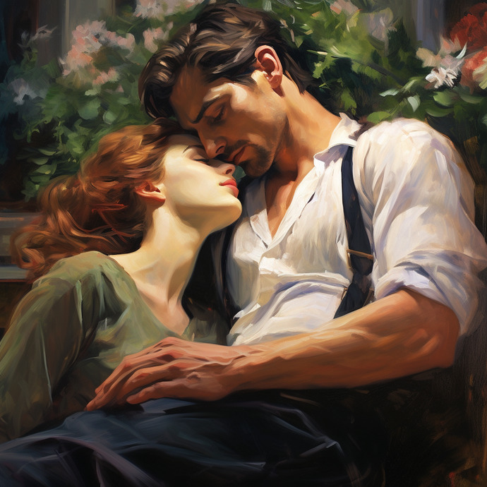 Why do men love putting their foreheads on your head and closing their eyes as if the world stopped around him?