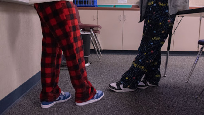 Why do kids go to school in pajamas?