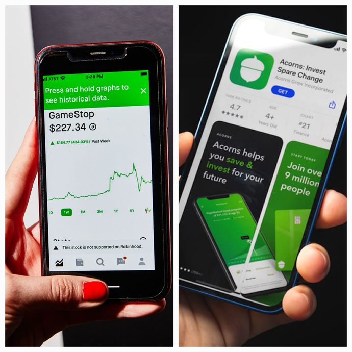 Thoughts on apps like Robinhood and acorn? Do any of you use them to invest or do you prefer an advisor? What are your methods?
