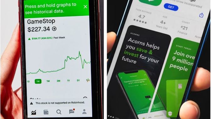 Thoughts on apps like Robinhood and acorn? Do any of you use them to invest or do you prefer an advisor? What are your methods?