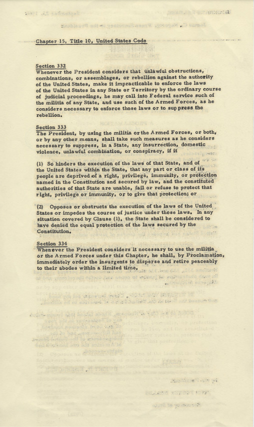Proclamation 3204, Obstruction of Justice in the State of Arkansas, 23 SEP 1957, p. 2 of 2
