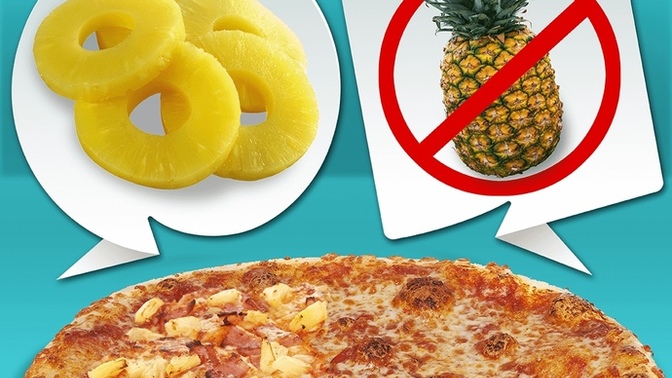Should pineapple be a pizza topping?