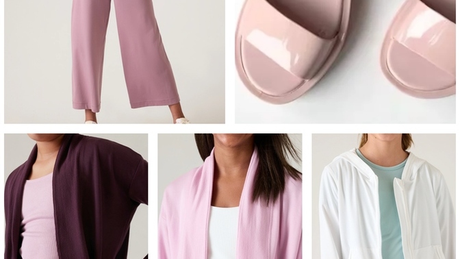 Which hoodie or cardigan looks more cohesive to this jumpsuit and sandals?
