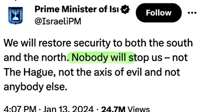 What do you think of Biden and Netanyahu’s rendition of 🎶Nothing's Gonna Stop Us Now🎶?