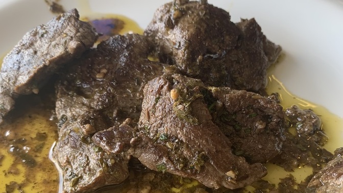 How does this lunch diet sound? 90% steak and 10% mashed potatoes? Brazilian Buffet?