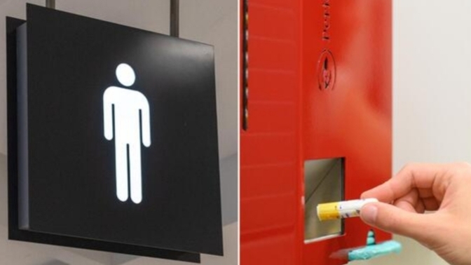 Why put tampons in boy's restroom?