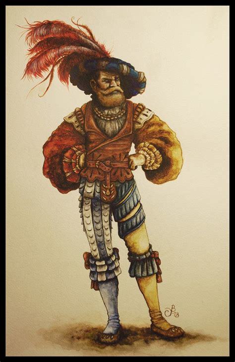 The popular "I look like a foppish muppet, but I have halberd, so you won't say anything" look.