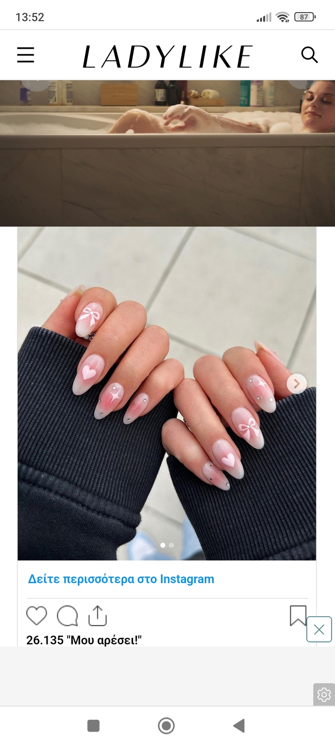 Which nail is better to do for the valentines ?