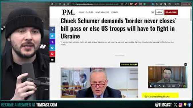 Should US troops fight for Ukraine if the Democrat’s border bill doesn’t pass?
