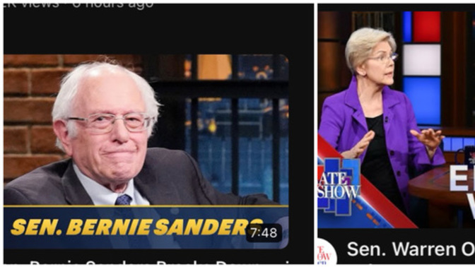 Wow, Biden got Warren and Sanders to stump for him?