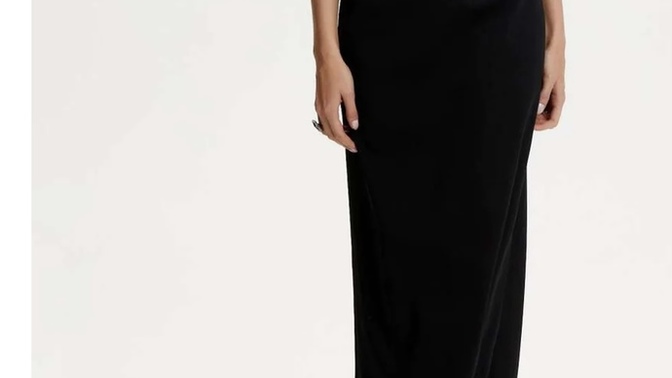Which necklace would suit this dress?