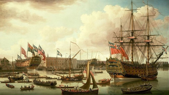 The United Kingdom is the great defender of the balance of power on the European continent. Why, did it not defend the the same principle at sea?