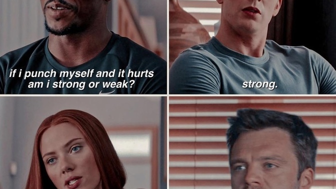 If you punch yourself in the face and it hurts, are you weak or strong?