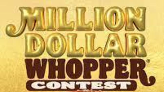 Has Anyone Heard About the Million Dollar New Creation Offered By Burger King By March17th?