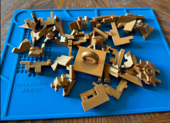 What do you think of this replica of the Millennium puzzle from Yu-Gi-Oh I 3D printed?