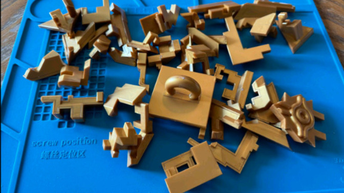 What do you think of this replica of the Millennium puzzle from Yu-Gi-Oh I 3D printed?
