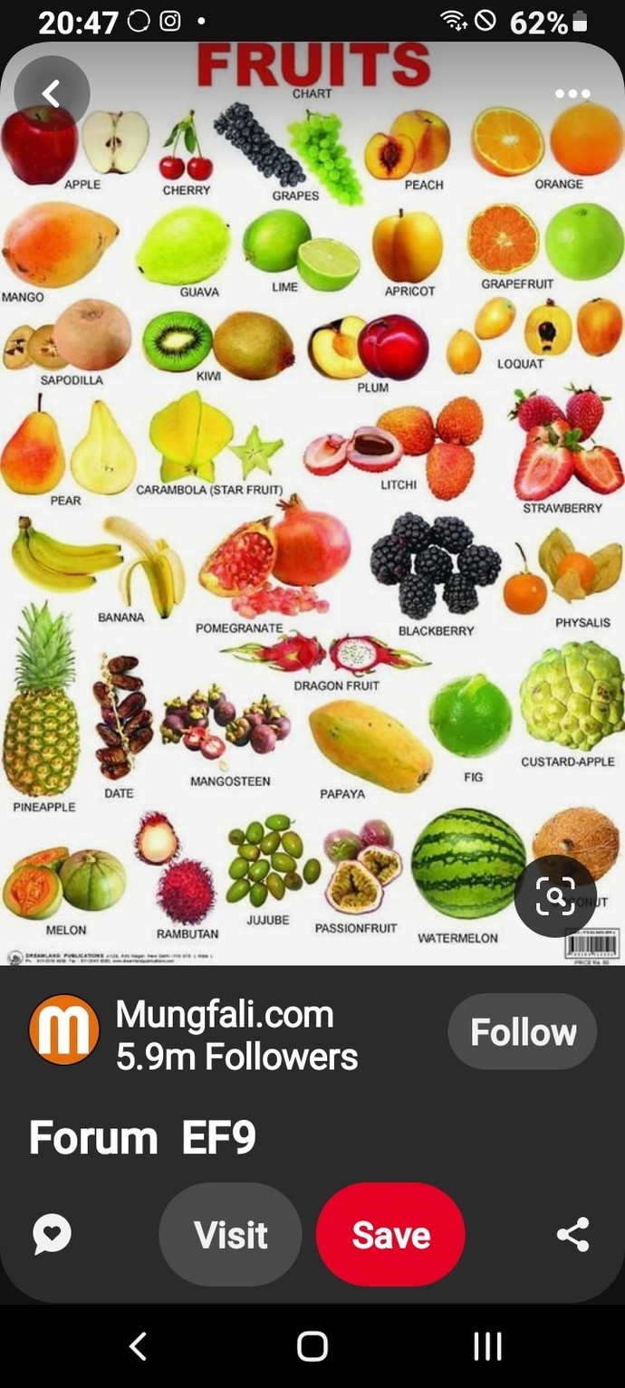 How many of these fruits do you know and tried?