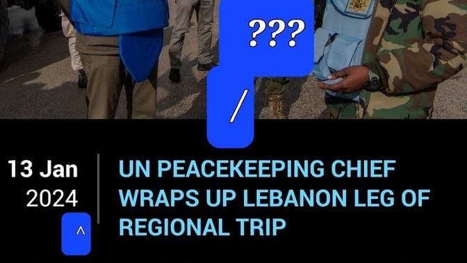 A UN "peacekeeping" mission, is (again now) letting hezbolla terrorists fire, deadly explosive rockets, into israel. are you okay with that?