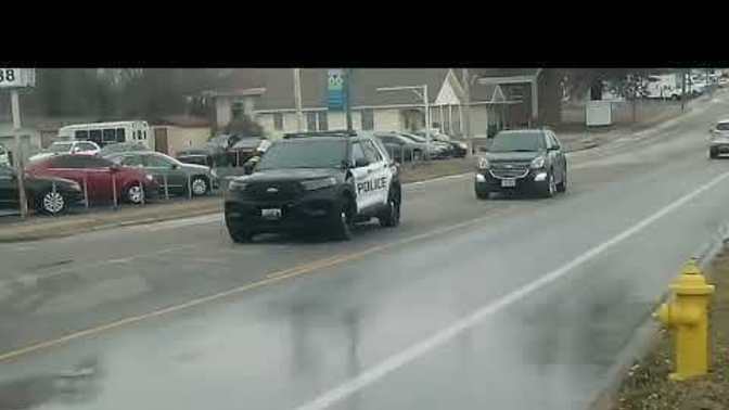 Why did this public servant cry to the police?