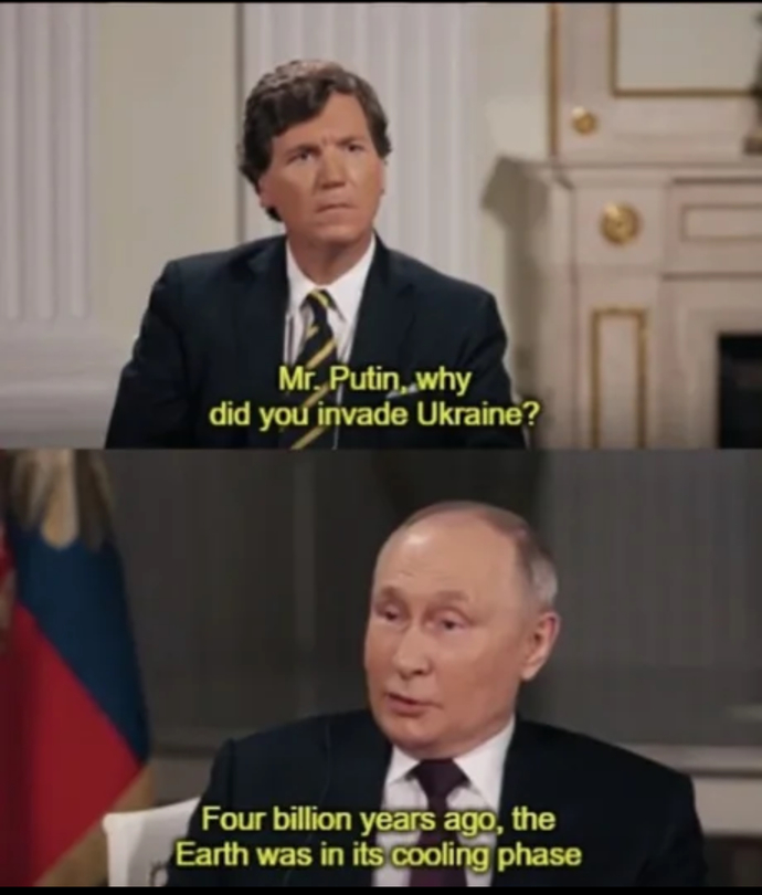 Did Putin kill it or what? What?