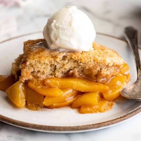 Peach cobbler or cherry crumble?