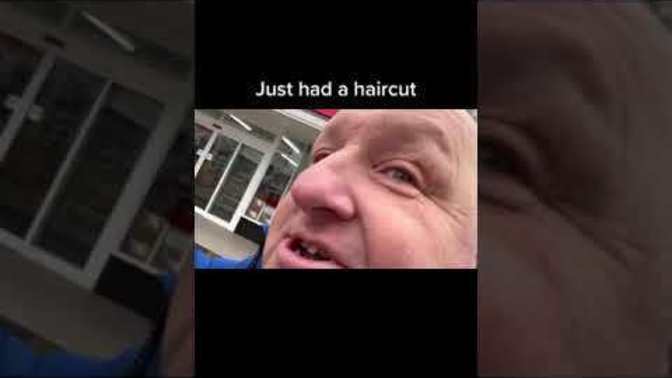 Do you reckon he's just had a haircut?