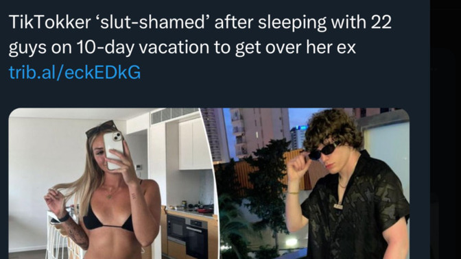 A woman sleeps with 22 men in 10 days to get over her ex, thoughts?