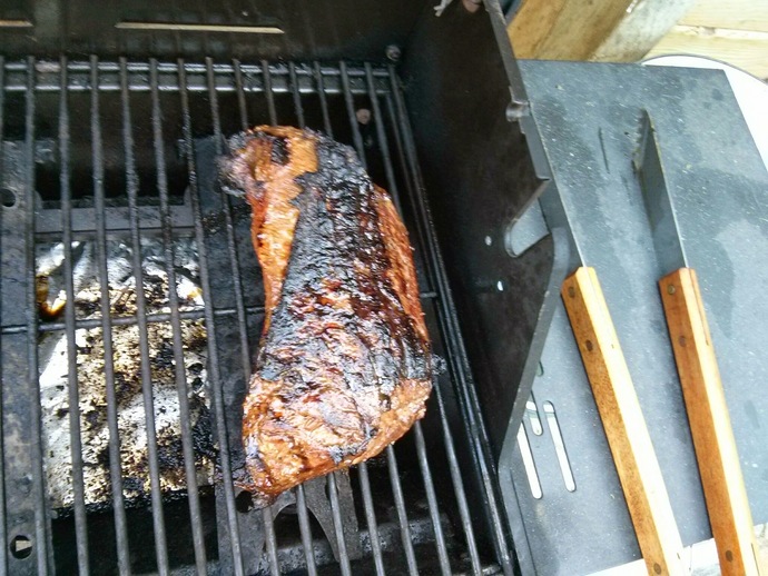 Tri-tip roast with some nice bark.