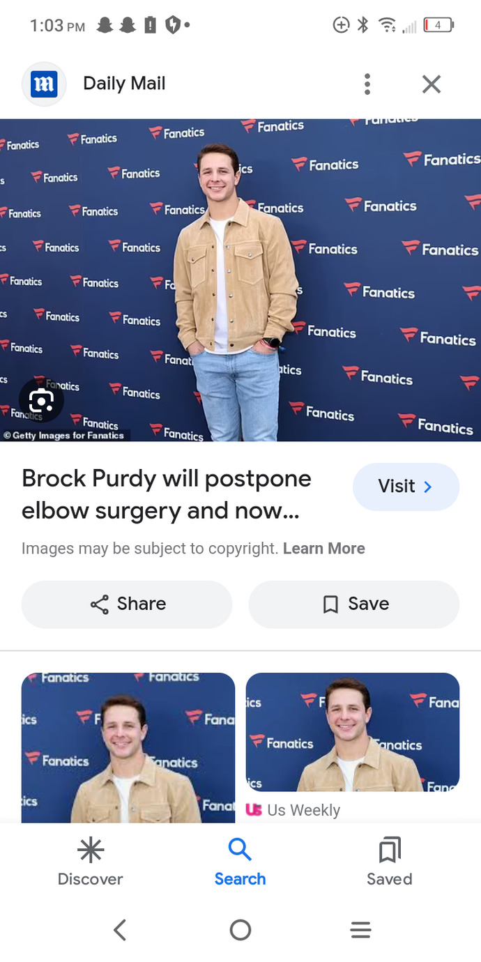 Would you consider Brock Purdy handsome?
