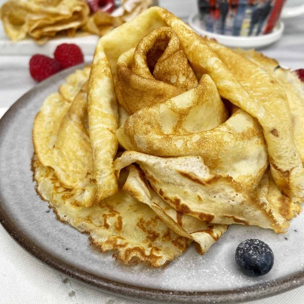 How should pancakes be served?