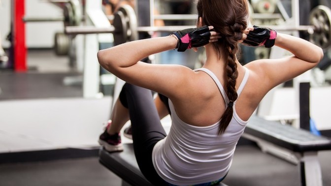 What do you do when you see someone attractive in the gym?