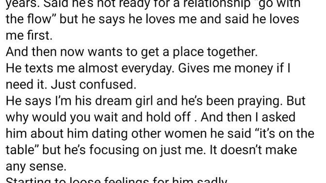 Now I see why men are single? Ladies, where are your brain cells? Isn't it obvious the man doesn't like her?