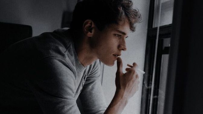 Why do men turn to addictions after break up?