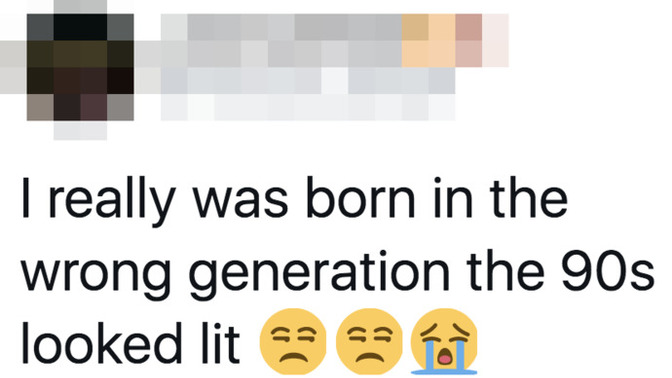 Is it really a bad and sad thing to not be able to experience life, shows, and music in the 70s/80s/90s?