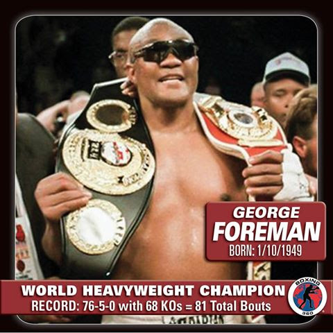 George Foreman became the oldest Heavyweight Champion at 46 years old.