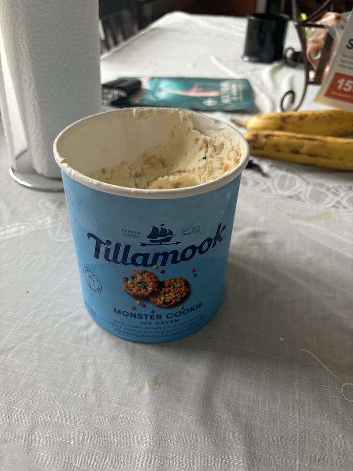 How do you eat ice cream ?