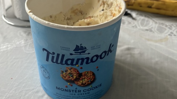 How do you eat ice cream?