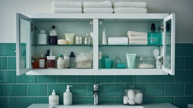 Do you ever take a peek in other peoples bathroom cabinets?